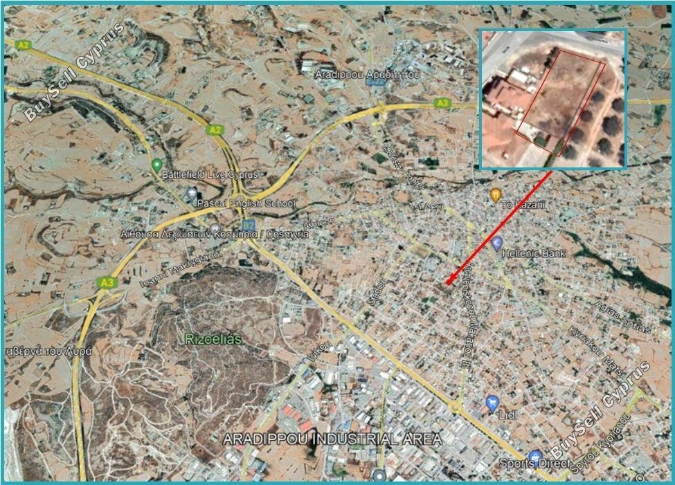 Ziemia w rejonie Larnaca (Aradippou) na sprzedaż